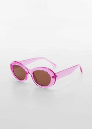 Mango Semi-transparent Frame Sunglasses | MNG-22719