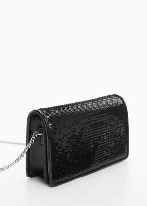 Mango Sequined Chain Bag | MNG-23351