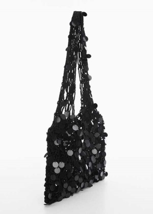 Mango Sequined Net Bag | MNG-23239