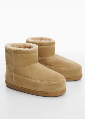 Mango Shearling-lined Ankle Boots | MNG-23498