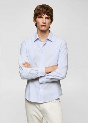 Mango Slim Fit Oxford Bavlněné Shirt | MNG-21969