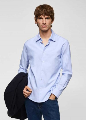 Mango Slim Fit Oxford Bavlněné Shirt | MNG-21967