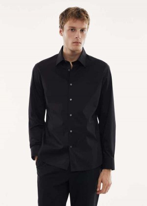 Mango Slim Fit Stretch Bavlněné Shirt | MNG-22240