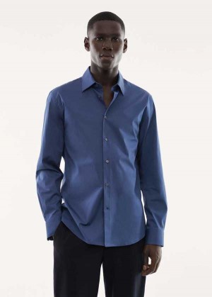 Mango Slim Fit Stretch Bavlněné Shirt | MNG-22050