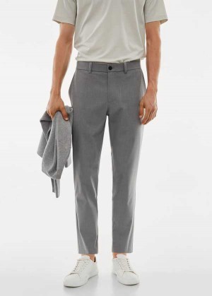 Mango Slim Fit Stretch Pants | MNG-22363