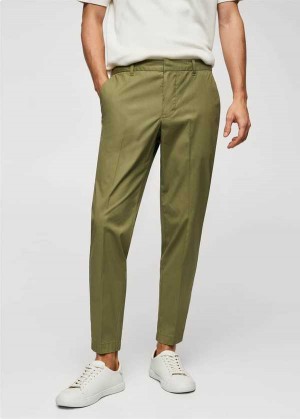 Mango Slim-fit Bavlněné Pants | MNG-22318