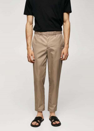 Mango Slim-fit Bavlněné Pants | MNG-22343