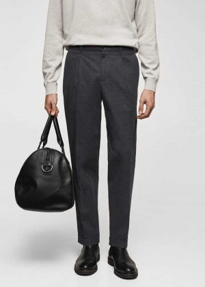 Mango Slim-fit Bavlněné Pants | MNG-22520