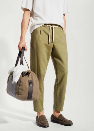 Mango Slim-fit Pants With Drawstring | MNG-22291