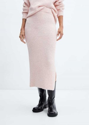 Mango Slit Pletené Skirt | MNG-24036