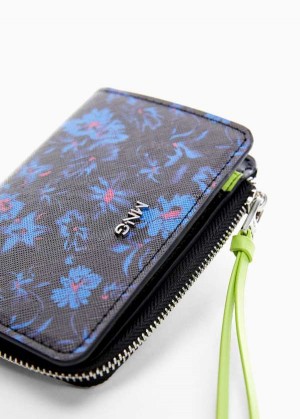 Mango Small Floral Sapphiano Wallet | MNG-23030