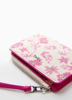 Mango Small Floral Sapphiano Wallet | MNG-23028