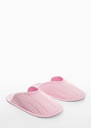 Mango Solidarity Bavlněné Slippers | MNG-23712