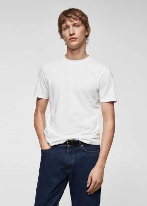 Mango Stretch Bavlněné T-shirt | MNG-21730