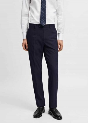 Mango Stretch Fabric Slim-fit Suit Pants | MNG-22542