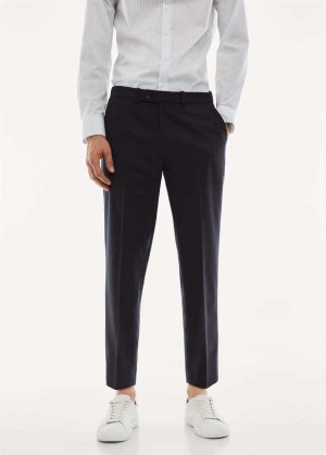 Mango Stretch Virgin Vlna Suit Pants | MNG-22437