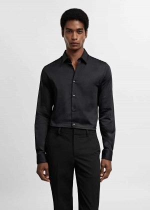 Mango Super Slim-fit Poplin Suit Shirt | MNG-22265