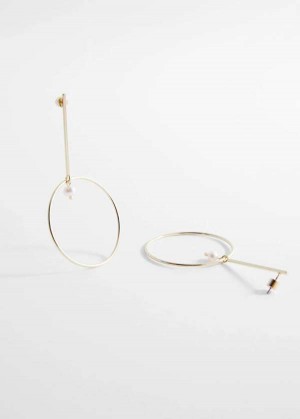 Mango Thread Hoop Earrings | MNG-22807