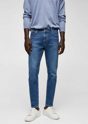 Mango Tom Tapered Cropped Jeans | MNG-21884