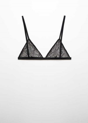 Mango Triangle Krajkové Bra | MNG-24757