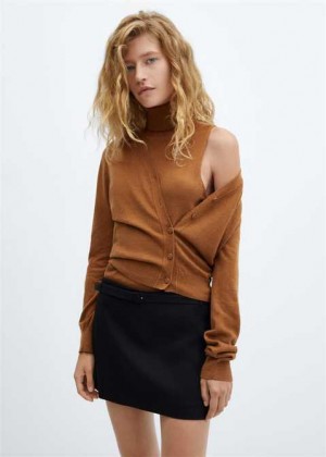 Mango Turtleneck Pletené Top | MNG-24666