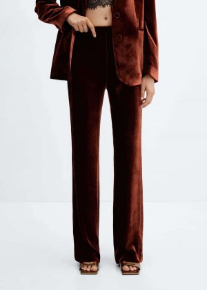 Mango Velvet Suit Trousers | MNG-24491