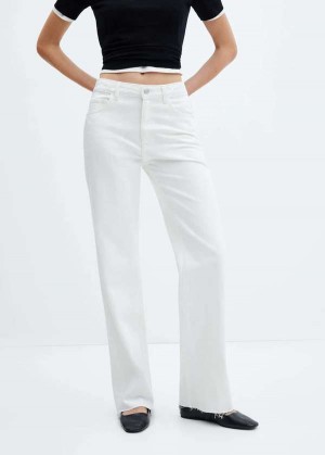 Mango Wideleg Mid-rise Jeans | MNG-23809