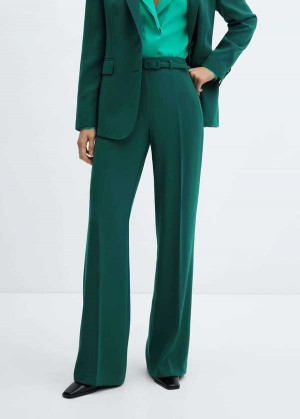 Mango Wideleg Pants With Belt | MNG-24530