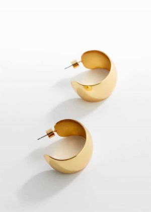 Mango Široké Hoop Earrings | MNG-22900