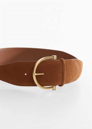 Mango Široké Læder Belt | MNG-22968