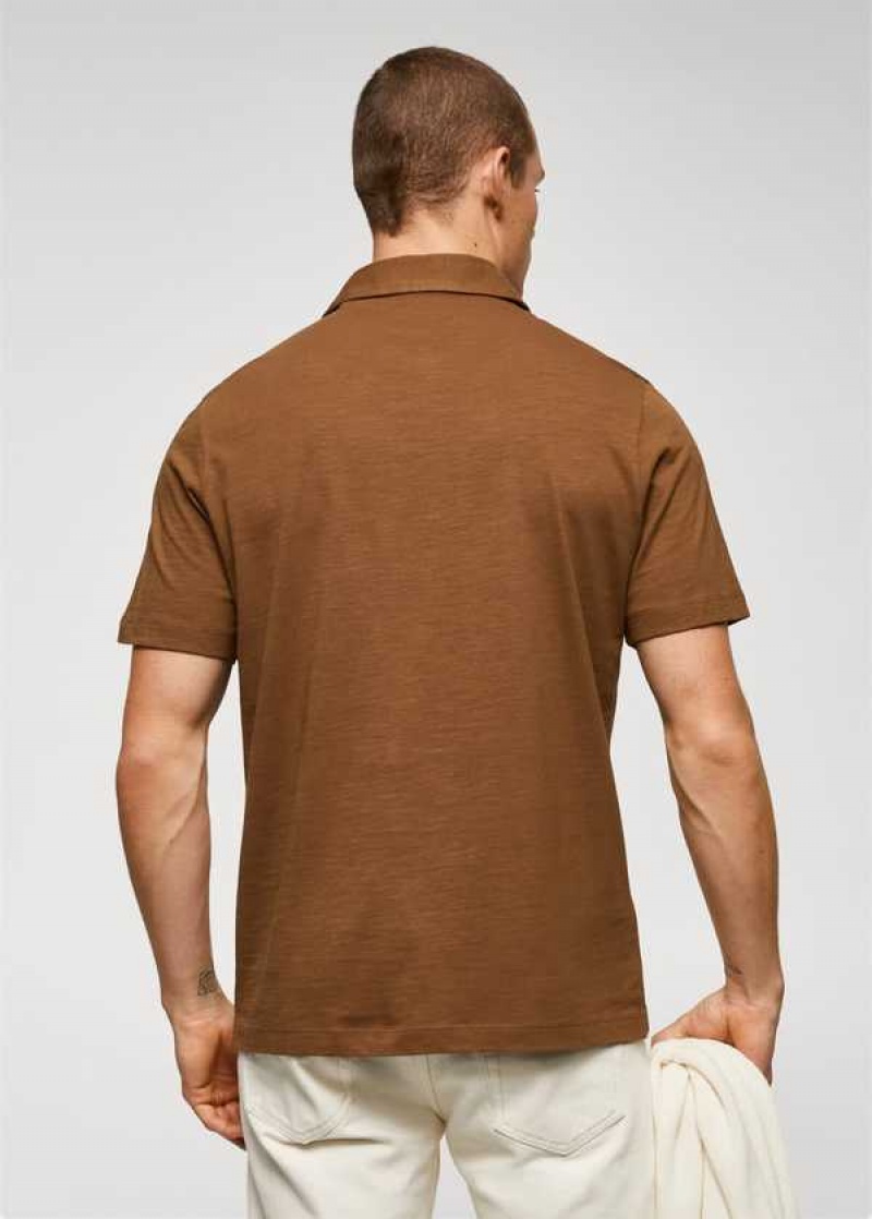 Mango 100% Bavlněné Basic Polo Shirt | MNG-21503