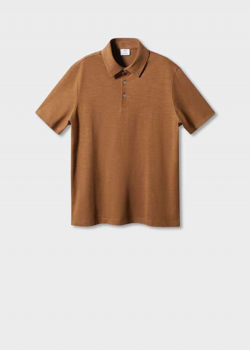 Mango 100% Bavlněné Basic Polo Shirt | MNG-21503