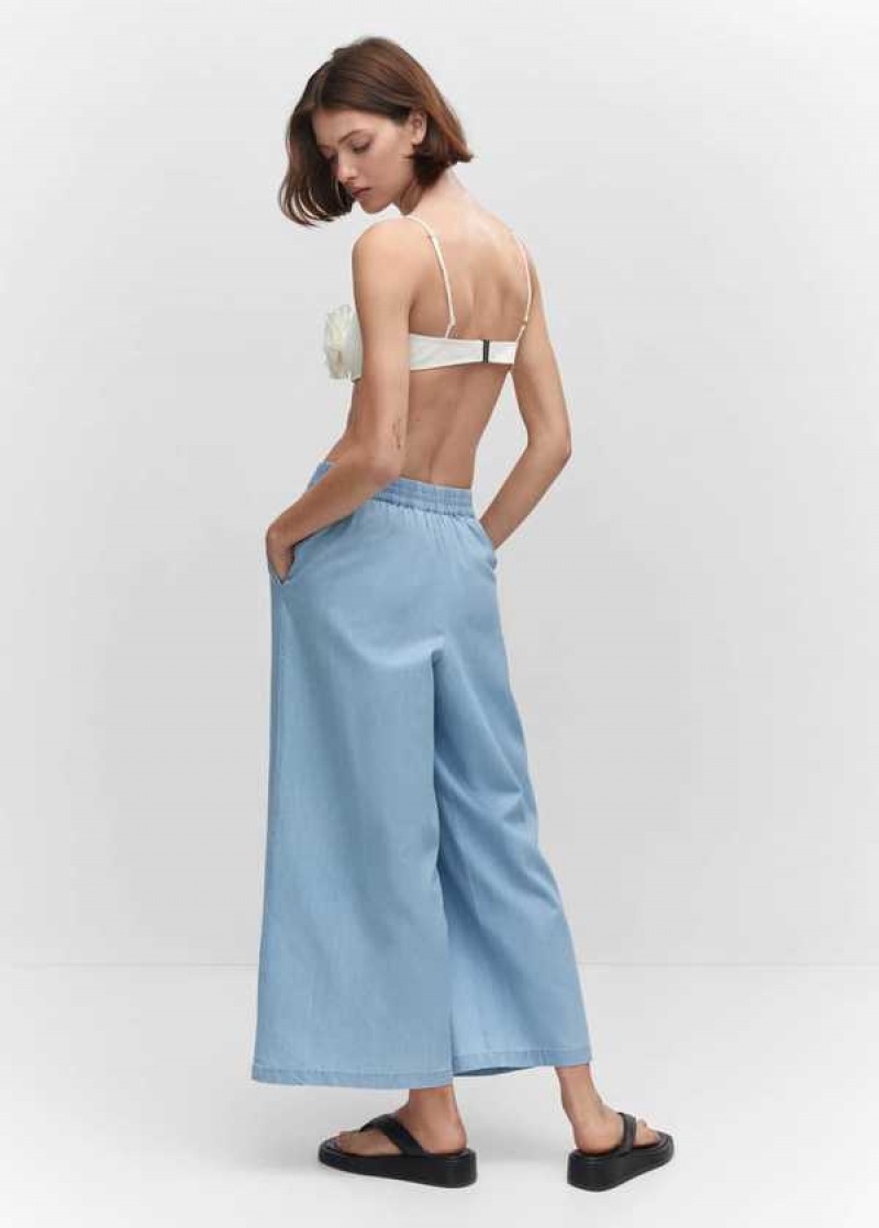 Mango 100% Bavlněné Culotte Pants | MNG-24403