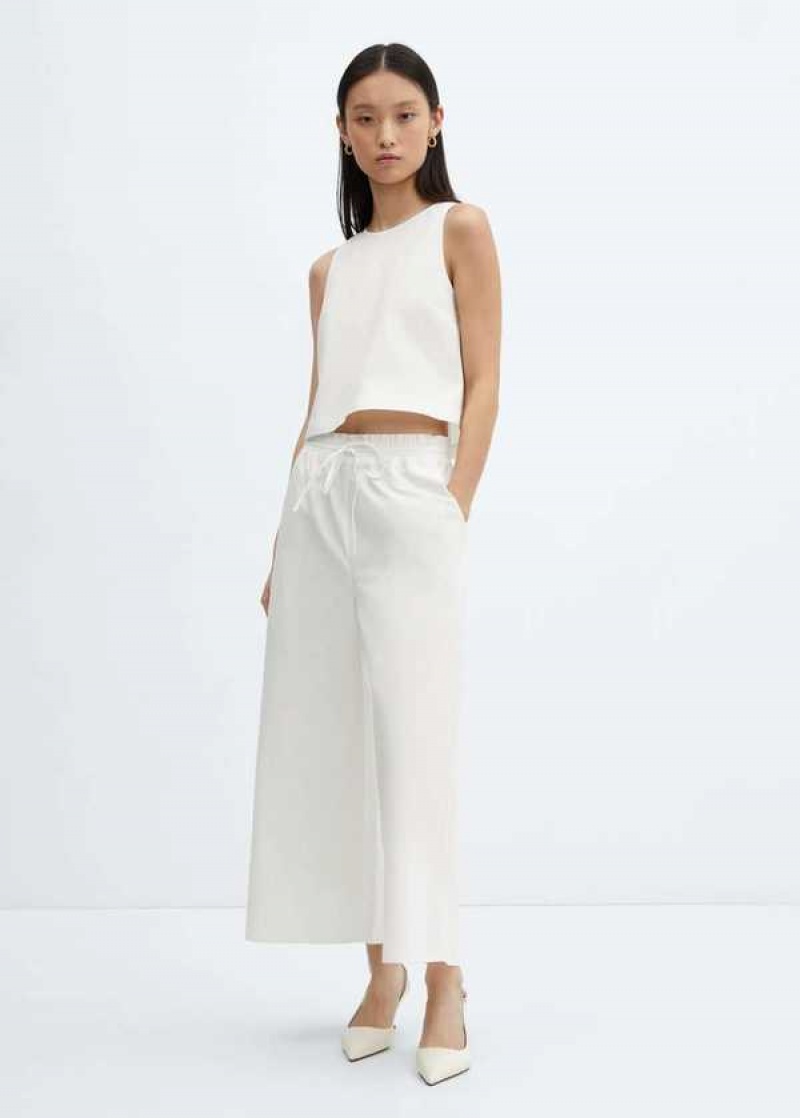 Mango 100% Bavlněné Culotte Pants | MNG-24564