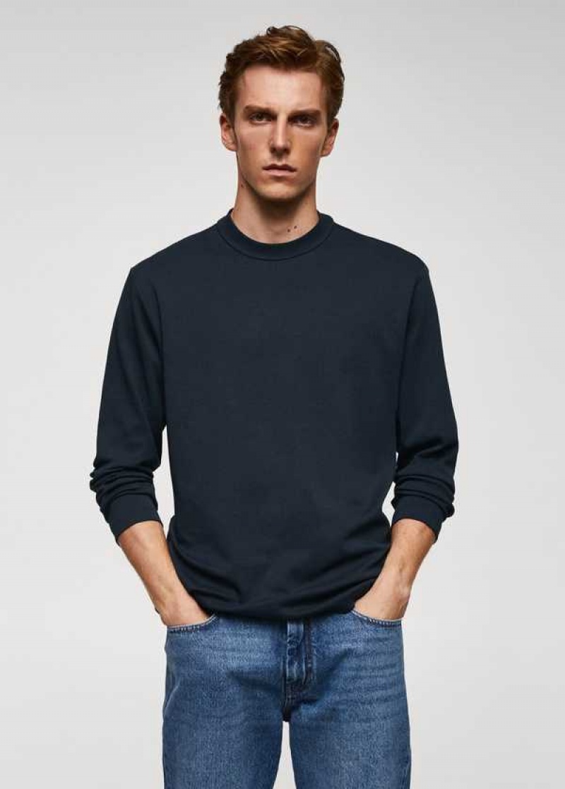 Mango 100% Bavlněné Long-sleeved T-shirt | MNG-21605