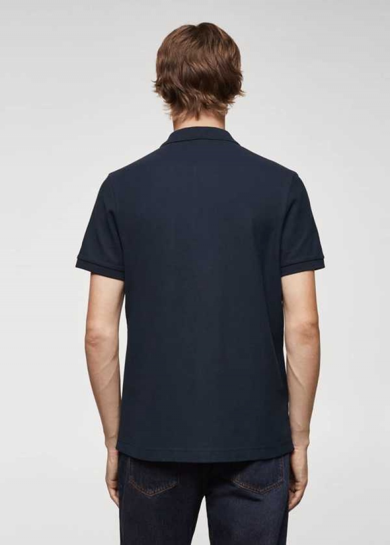 Mango 100% Bavlněné Pique Polo Shirt | MNG-21738