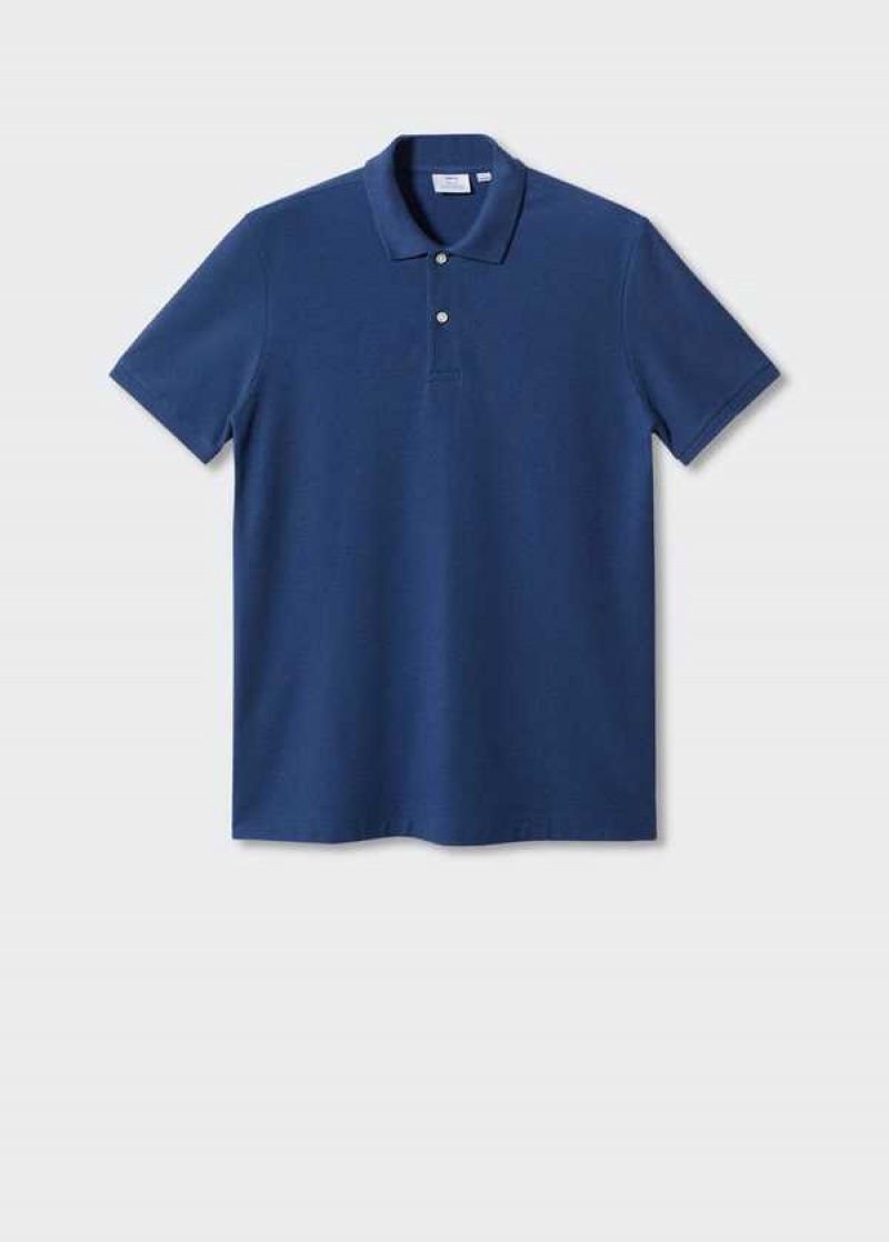 Mango 100% Bavlněné Pique Polo Shirt | MNG-21522