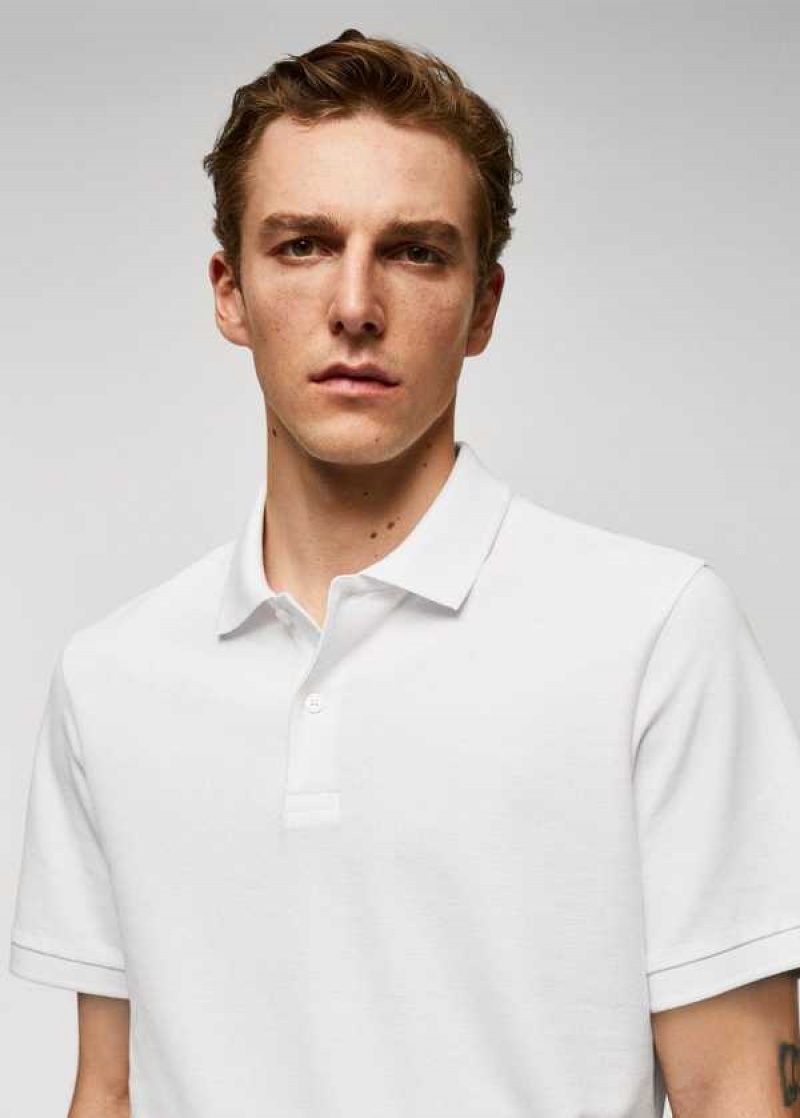 Mango 100% Bavlněné Pique Polo Shirt | MNG-21520