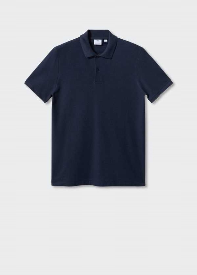 Mango 100% Bavlněné Pique Polo Shirt | MNG-21499