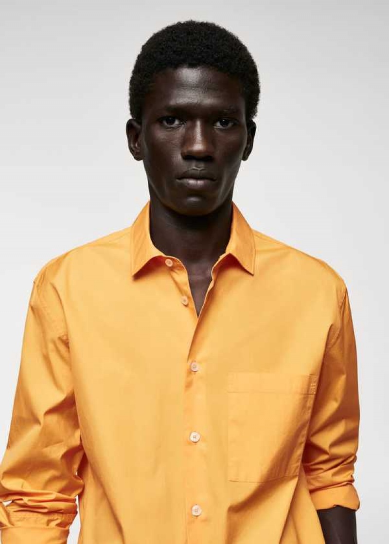 Mango 100% Bavlněné Pocket Shirt | MNG-22080