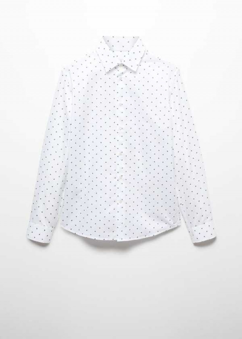 Mango 100% Bavlněné Printed Shirt | MNG-22033