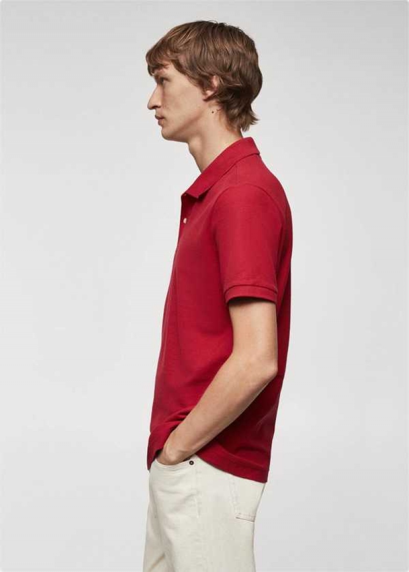 Mango 100% Bavlněné Regular-fit Polo Shirt | MNG-21755