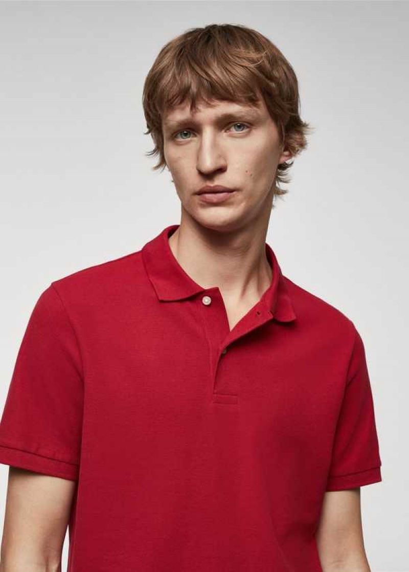 Mango 100% Bavlněné Regular-fit Polo Shirt | MNG-21755