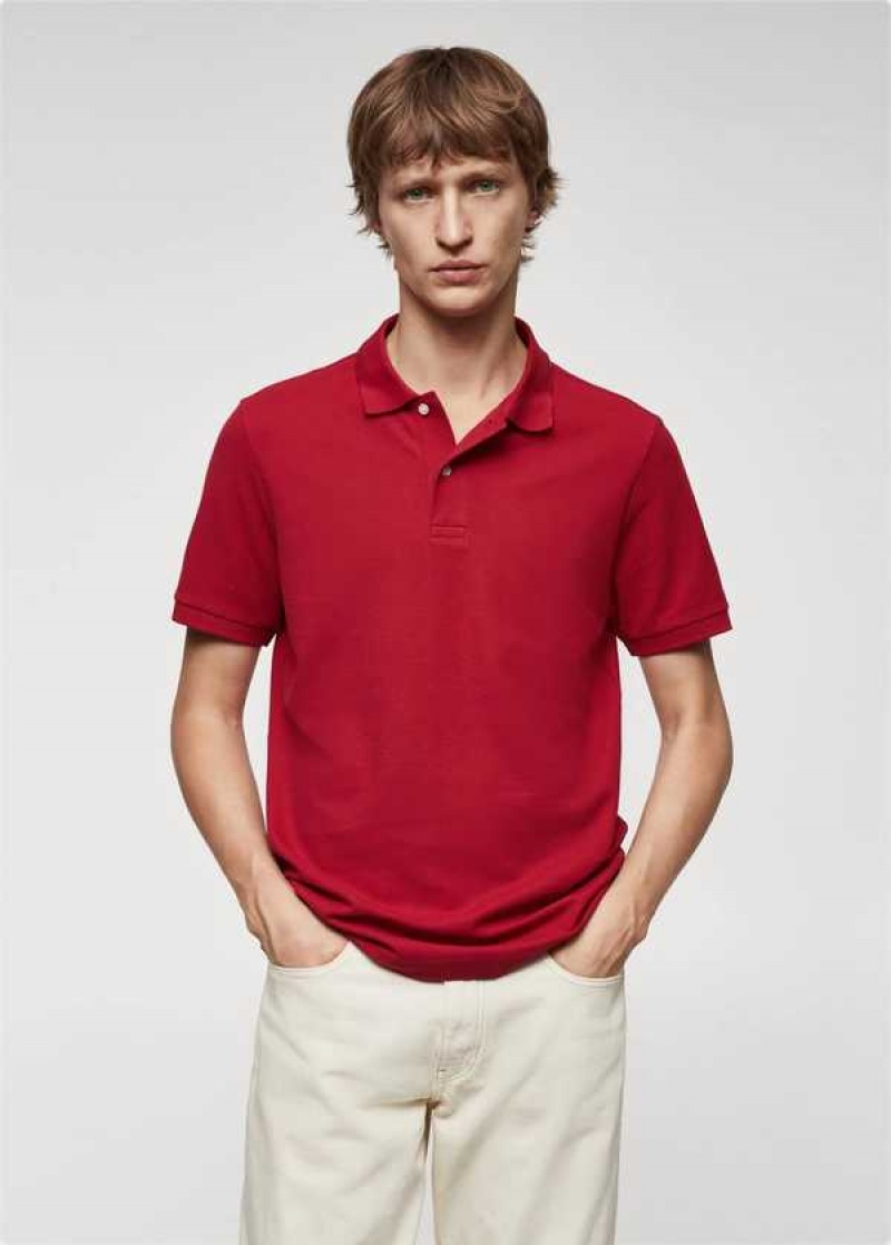 Mango 100% Bavlněné Regular-fit Polo Shirt | MNG-21755