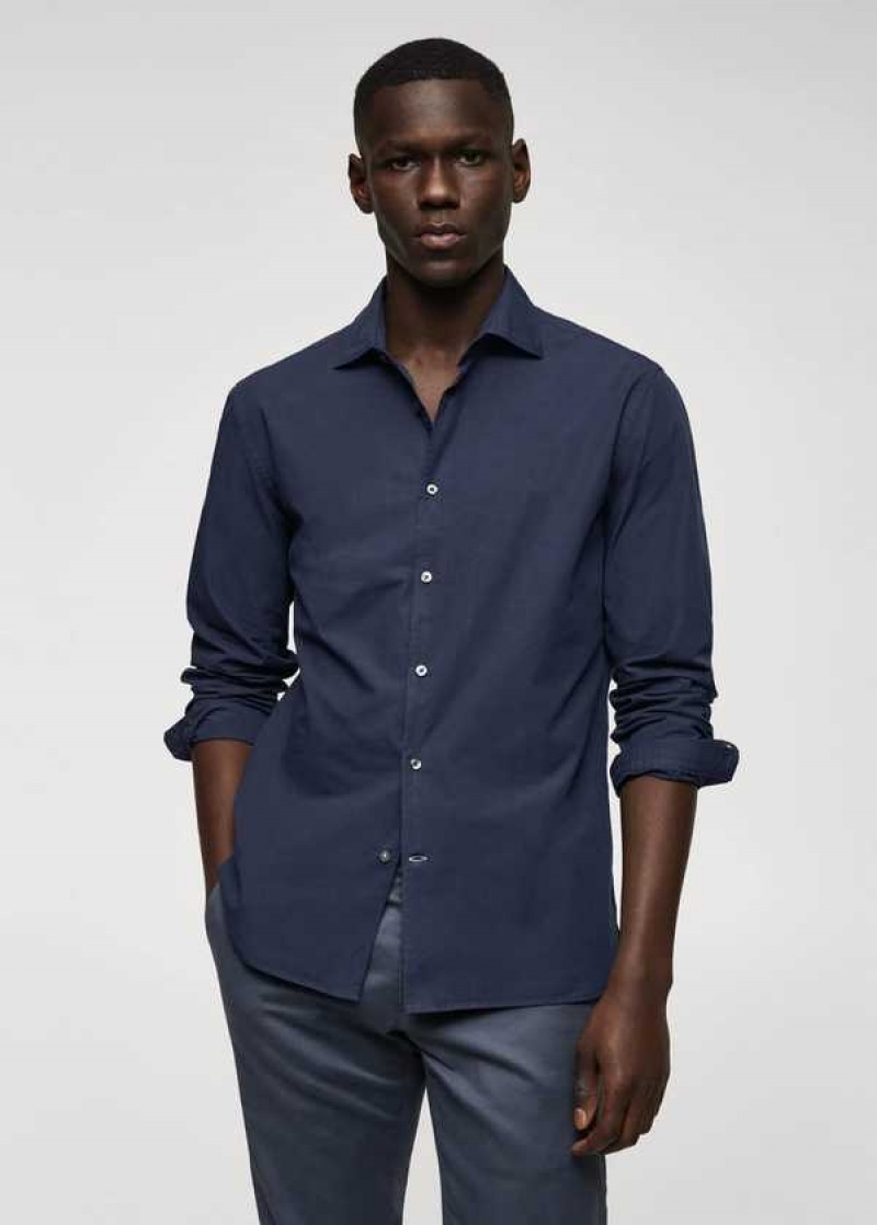 Mango 100% Bavlněné Shirt | MNG-22162