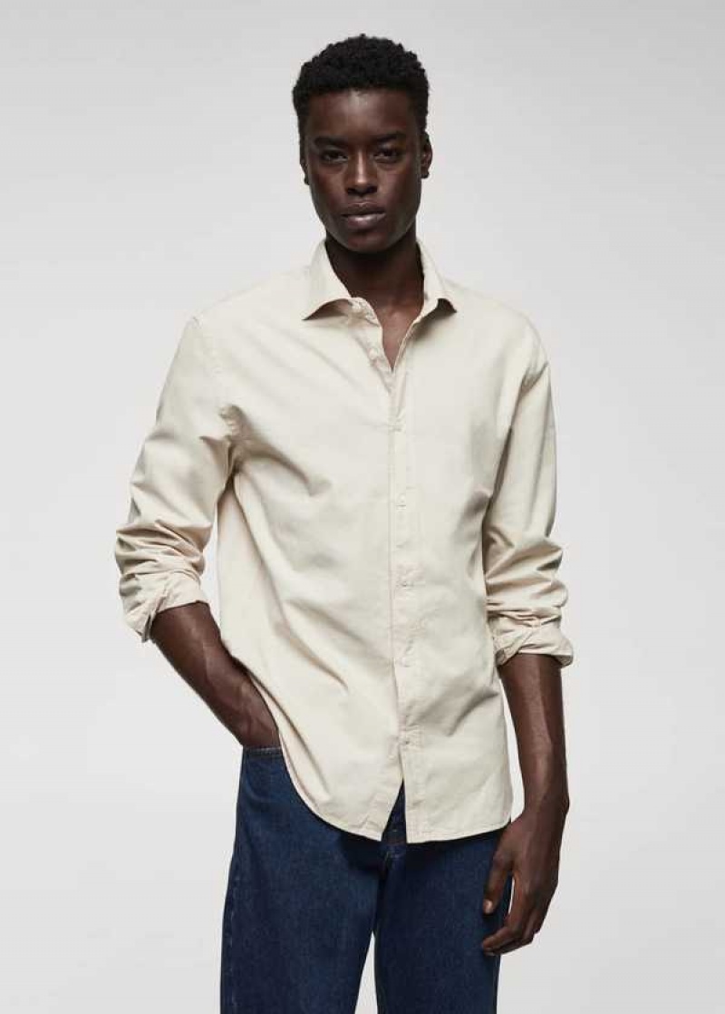 Mango 100% Bavlněné Slim Fit Shirt | MNG-21973