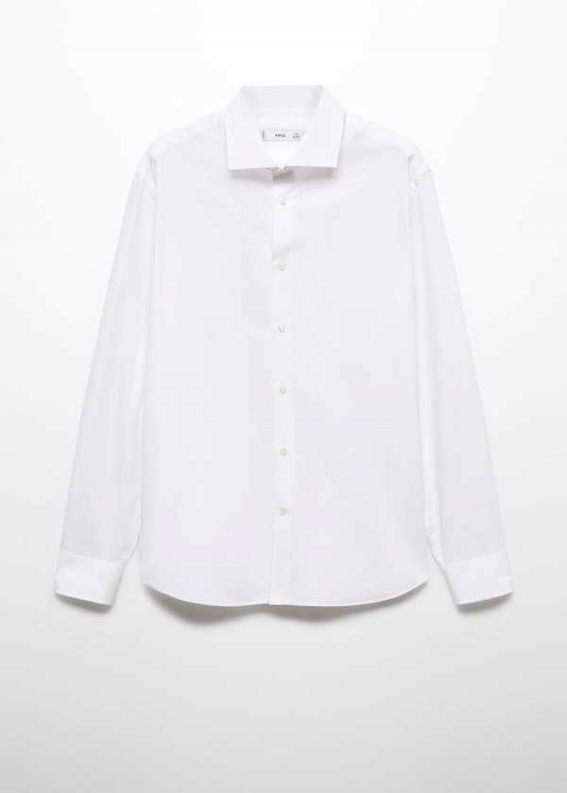 Mango 100% Bavlněné Slim Fit Shirt | MNG-22036