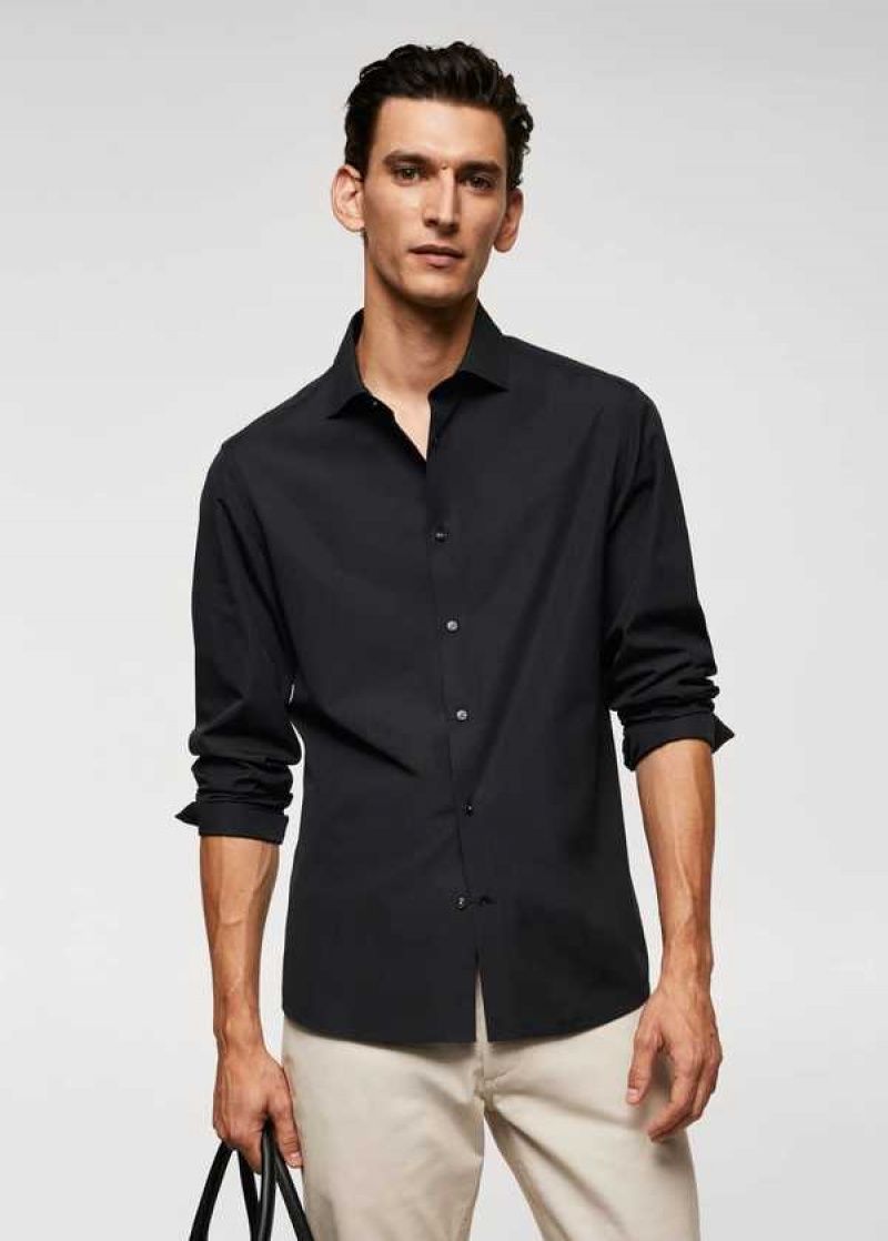 Mango 100% Bavlněné Slim Fit Shirt | MNG-22045