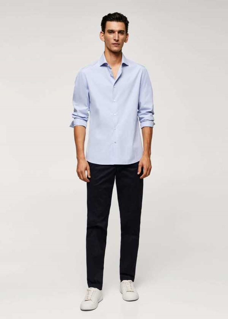 Mango 100% Bavlněné Slim Fit Shirt | MNG-22115