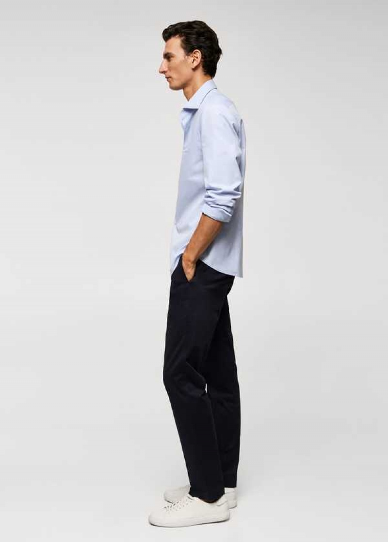 Mango 100% Bavlněné Slim Fit Shirt | MNG-22115